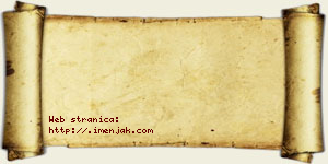 Žaklina Postolović vizit kartica